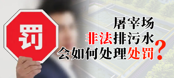 食品屠宰場(chǎng)非法排污水怎么處理呢？